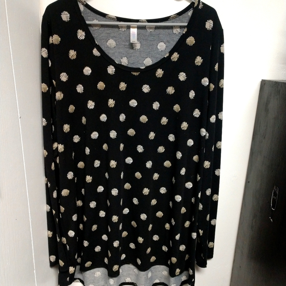 3X Lularoe Lynnae Long-Sleeve Tee